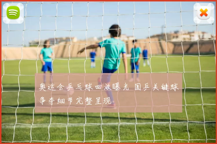 奥运会乒乓球回放曝光 国乒关键球争夺细节完整呈现